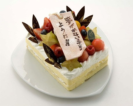 池袋東武で七夕グルメ−メッセージが入れられるオリジナル短冊ケーキ