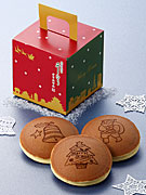 両口屋是清がクリスマス限定和菓子−新作は「千なり」クリスマスバージョン