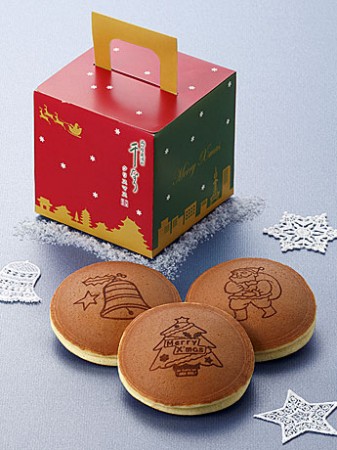 両口屋是清がクリスマス限定和菓子−新作は「千なり」クリスマスバージョン