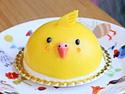 阪神梅田本店で「心うるおう小鳥ガーデン」−愛らしい小鳥ケーキ3種
