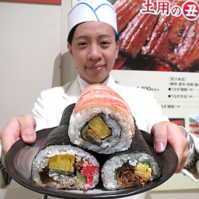 新宿小田急、初の「夏の恵方巻き」−夏の節分＆土用の二の丑に向け15種超