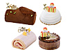 4種類のクリスマスケーキ